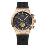 GLOCK GW-34-1-24 Coyote Case Bullet Detail Black Silicone Stap Watch